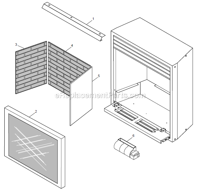 Page A Diagram and Parts List for DFX32 T-STAT Monessen Fireplace & Insert