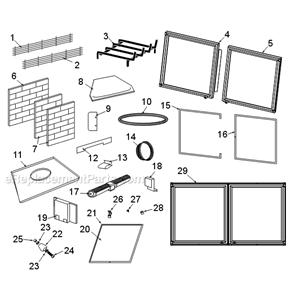 Part Location Diagram of 20000620 Majestic Blower Assembly - Fksx-a