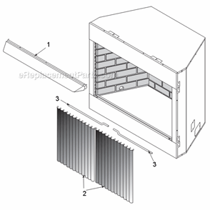 Page A Diagram and Parts List for BUF400  Monessen Fireplace & Insert
