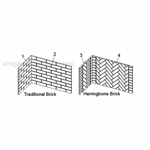 Crldvns/Ps Brick Diagram and Parts List for CRLDVNS/PS  Monessen Fireplace & Insert