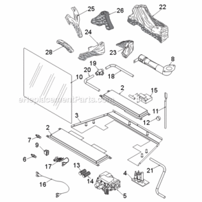 Part Location Diagram of 20H3150 Majestic Front Injector - Natural Gas