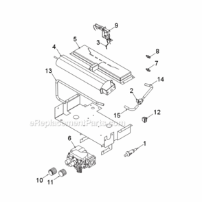 Part Location Diagram of 58D0056 Majestic Front Injector - Propane