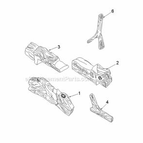 Deb18 Logs Diagram and Parts List for DEB20  Monessen Heating Stove