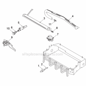 Natural Gas Deb30Nm And Propane Deb30Pm Manual Control Diagram and Parts List for DEB30  Monessen Heating Stove