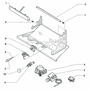 Part Location Diagram of 18D0602 Monessen Control Knob