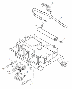 Part Location Diagram of 14D0474 Monessen Ods Pilot Assembly Propane