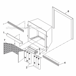 Part Location Diagram of 26D0138 Majestic Screen Rod