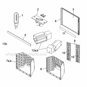Part Location Diagram of 73D4524 Majestic Front Cover