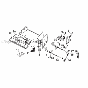 Part Location Diagram of FAI23 Majestic Forged Andiron 13"