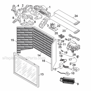 Natural Gas And Propane Lx32Dv Diagram and Parts List for LX32DV  Monessen Fireplace & Insert