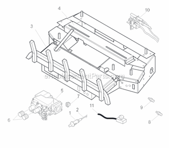Page A Diagram and Parts List for MCFS36 Natural Monessen Fireplace & Insert