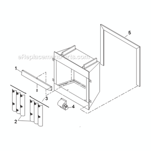 Page A Diagram and Parts List for MCUF42D  Monessen Fireplace & Insert