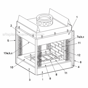 Part Location Diagram of 047647 Majestic Rod, Damper