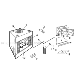Part Location Diagram of 20005625 Majestic Firebrick - Left Side