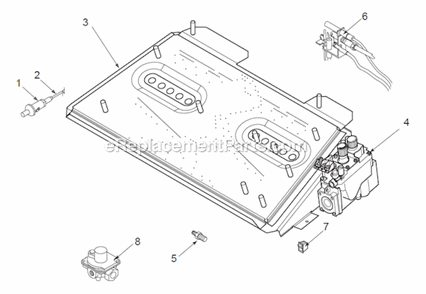 Page A Diagram and Parts List for TPB24NV  Monessen Fireplace & Insert
