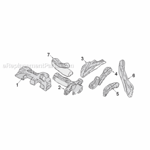 Duzy Iv Log Series Diagram and Parts List for VDY24/18  Monessen Heating Stove