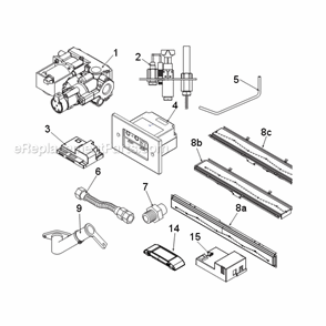 Natural Gas Wdv600Ntsc And Propane Wdv600Ptsc Signature Command System Diagram and Parts List for WDV600  Monessen Fireplace & Insert