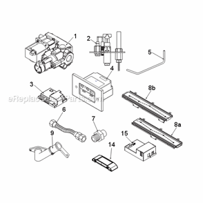 Natural Gas Wdvst500Ntsc And Propane Wdvst500Ptsc Signature Command System Diagram and Parts List for WDVST500  Monessen Fireplace & Insert