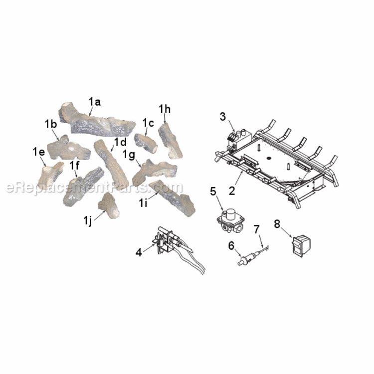 Natural Gas Nbst27Nv And Propane Nbst27Pv Diagram and Parts List for NBST27  Monessen Heating Stove