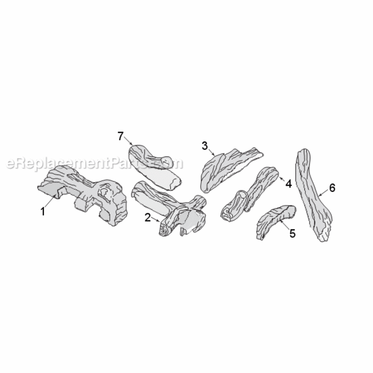 Duzy Iv Log Series Diagram and Parts List for VDY24/18  Monessen Heating Stove