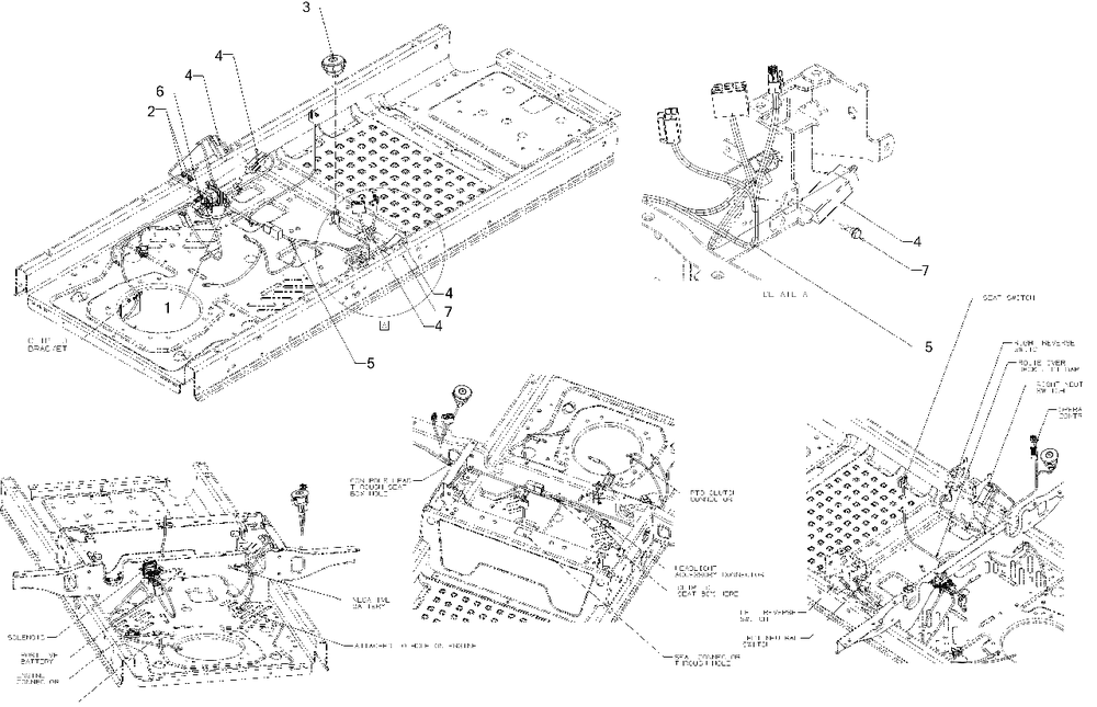 Electrical Diagram and Parts List for M200-46 (RZT-46)(2016) Murray Lawn Tractor