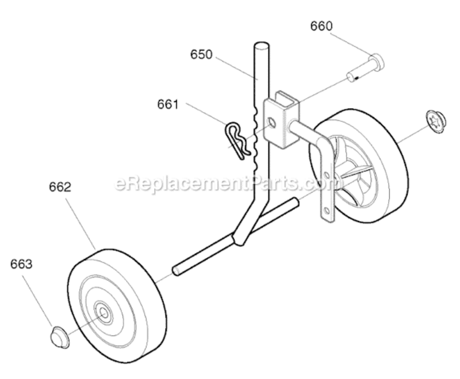 Page E Diagram and Parts List for 11052X4D  Murray Cultivator