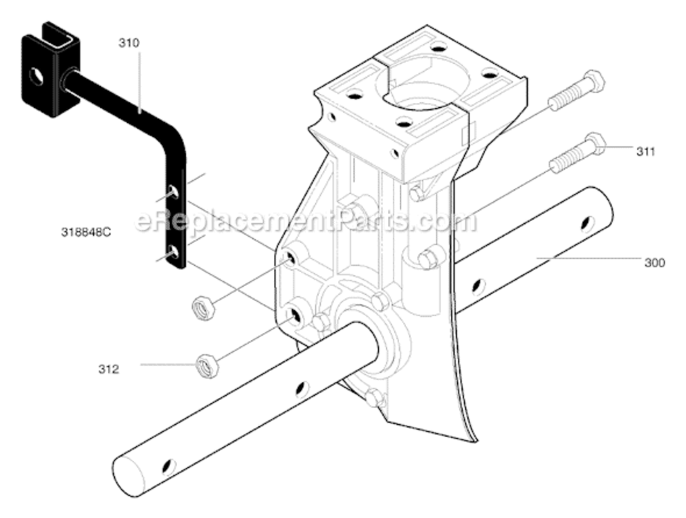 Page D Diagram and Parts List for 11052X92D  Murray Cultivator