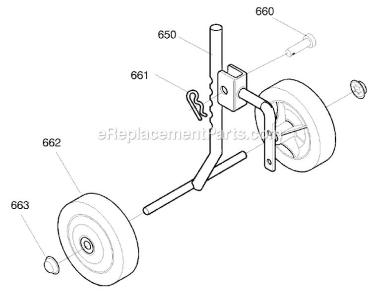 Page E Diagram and Parts List for 11053X4NB  Murray Cultivator