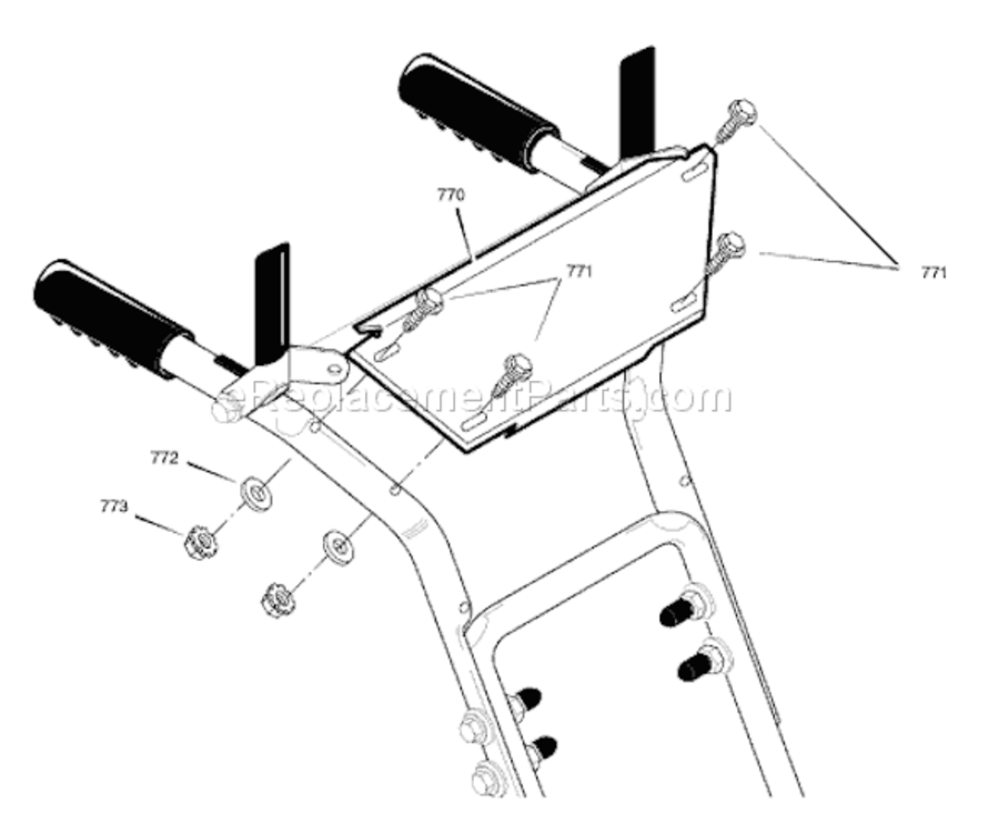 Page I Diagram and Parts List for 1695372 6240900x432007 Murray Snow Blower