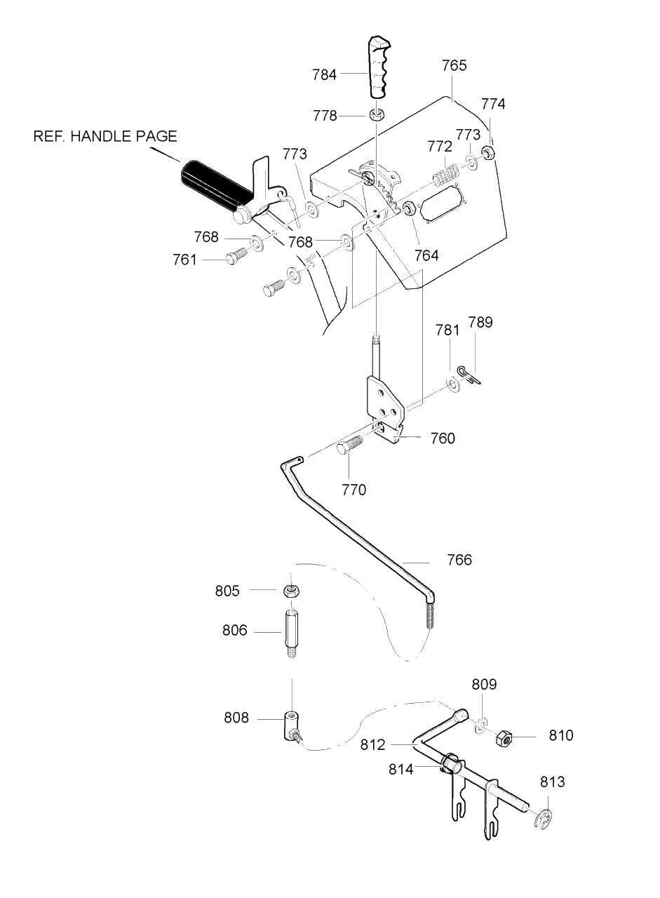 Control Panel Assembly Diagram and Parts List for 6291500X61 (1695366)(2007) Murray Snow Blower