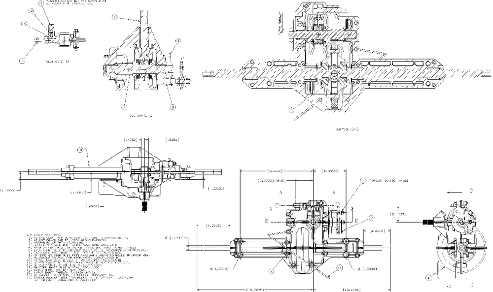 Transmission Diagram and Parts List for 13CC26JD058 2018 Murray Lawn Tractor
