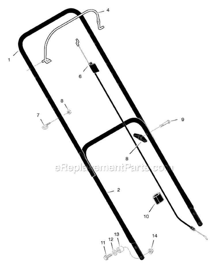 Page A Diagram and Parts List for 201010X50A  Murray Lawn Mower