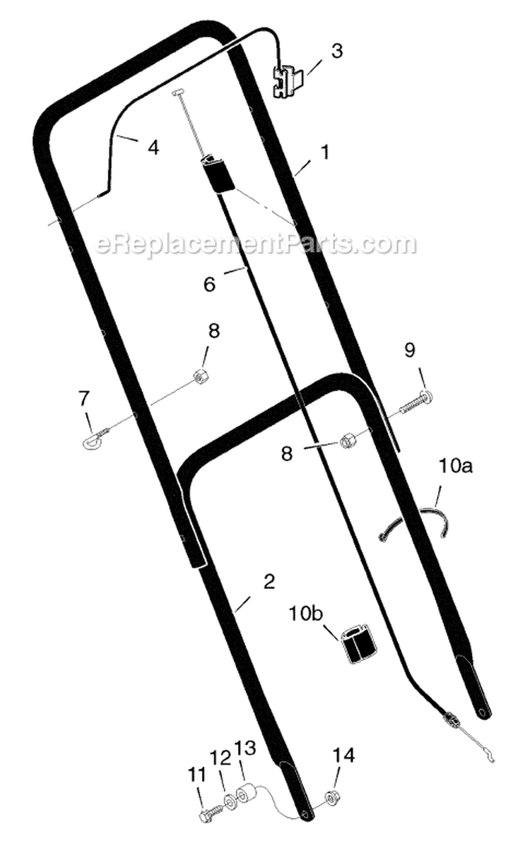 Page A Diagram and Parts List for 201022X99A  Murray Lawn Mower