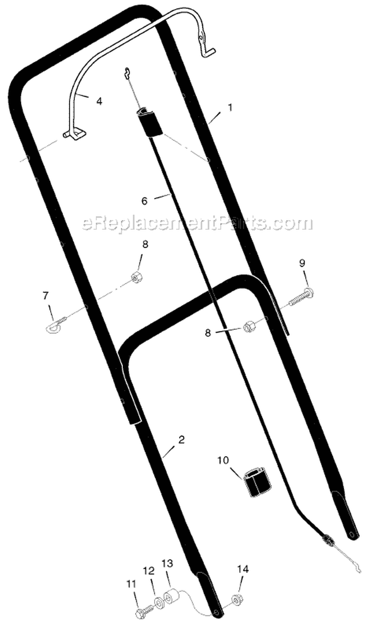 Page A Diagram and Parts List for 201030X78B  Murray Lawn Mower