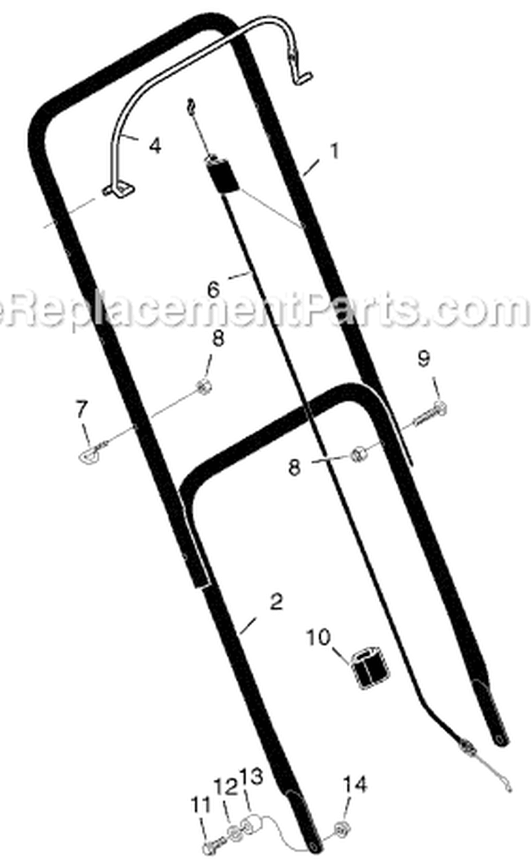 Page A Diagram and Parts List for 20104G  Murray Lawn Mower
