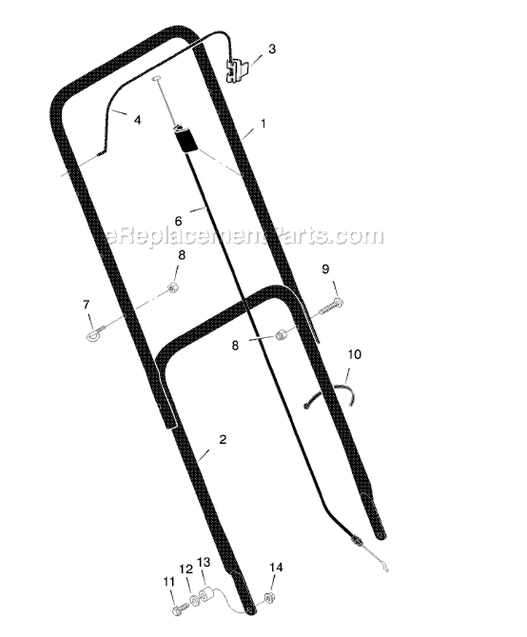 Page A Diagram and Parts List for 20111X194B  Murray Lawn Mower