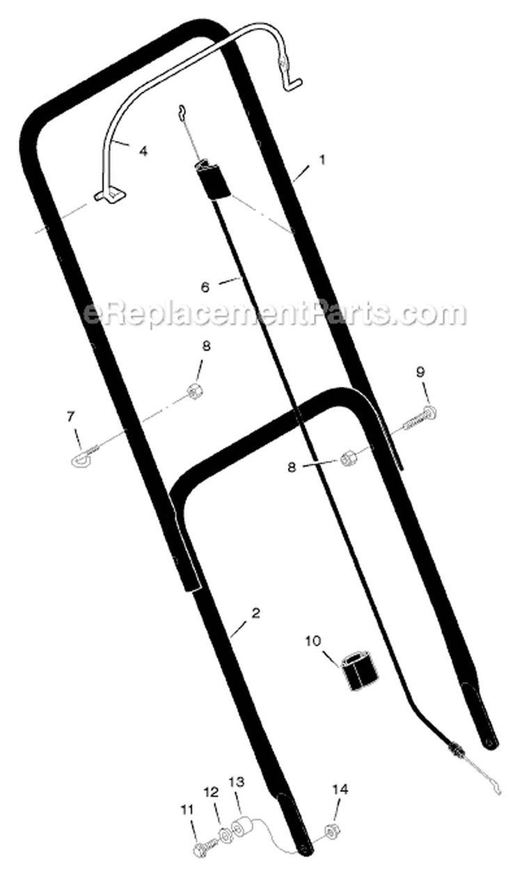 Page A Diagram and Parts List for 20111X78D  Murray Lawn Mower