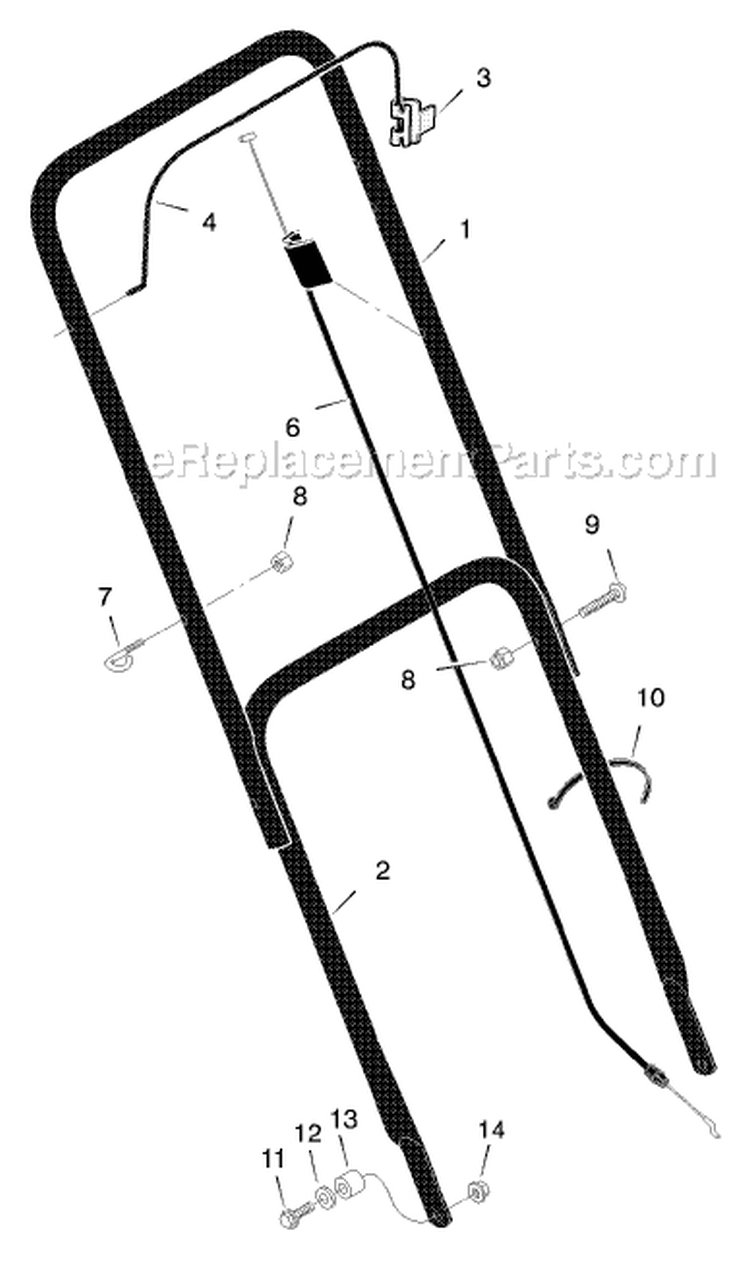 Page A Diagram and Parts List for 20111X92B  Murray Lawn Mower