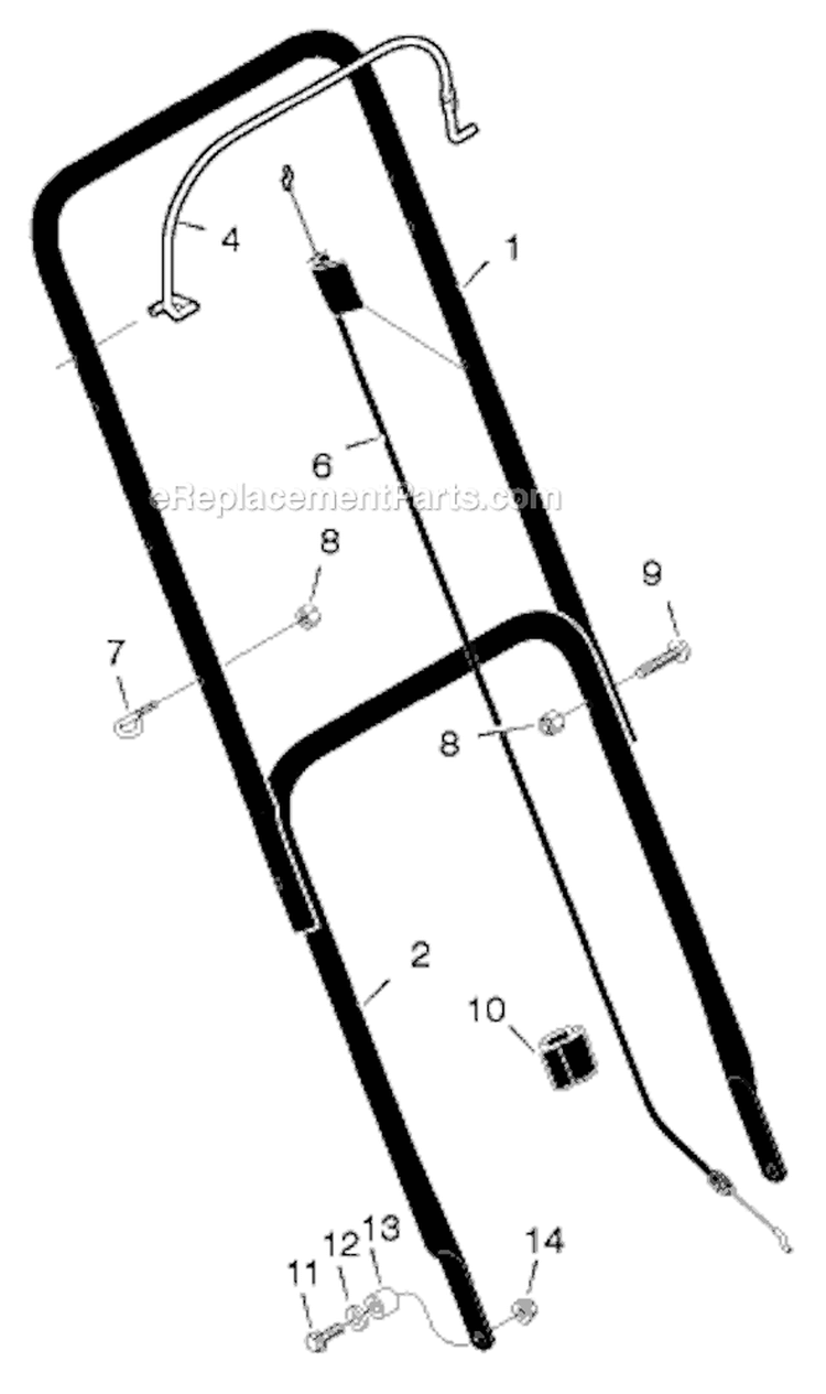 Page A Diagram and Parts List for 20112X92C  Murray Lawn Mower
