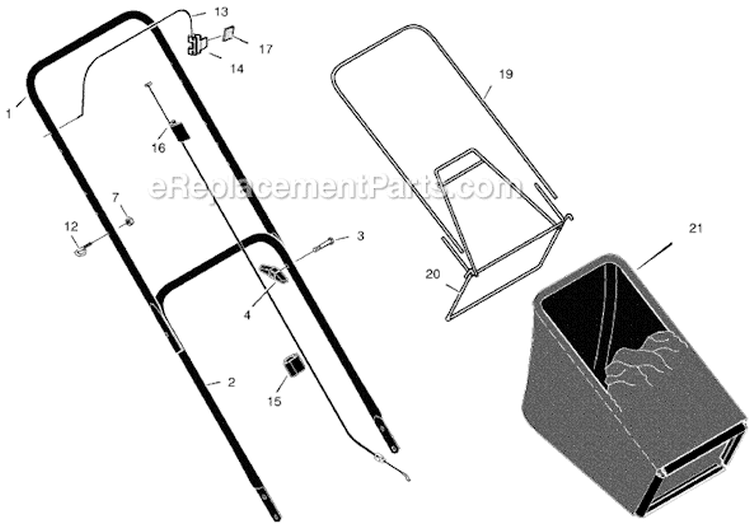 Page A Diagram and Parts List for 204210X8C  Murray Lawn Mower