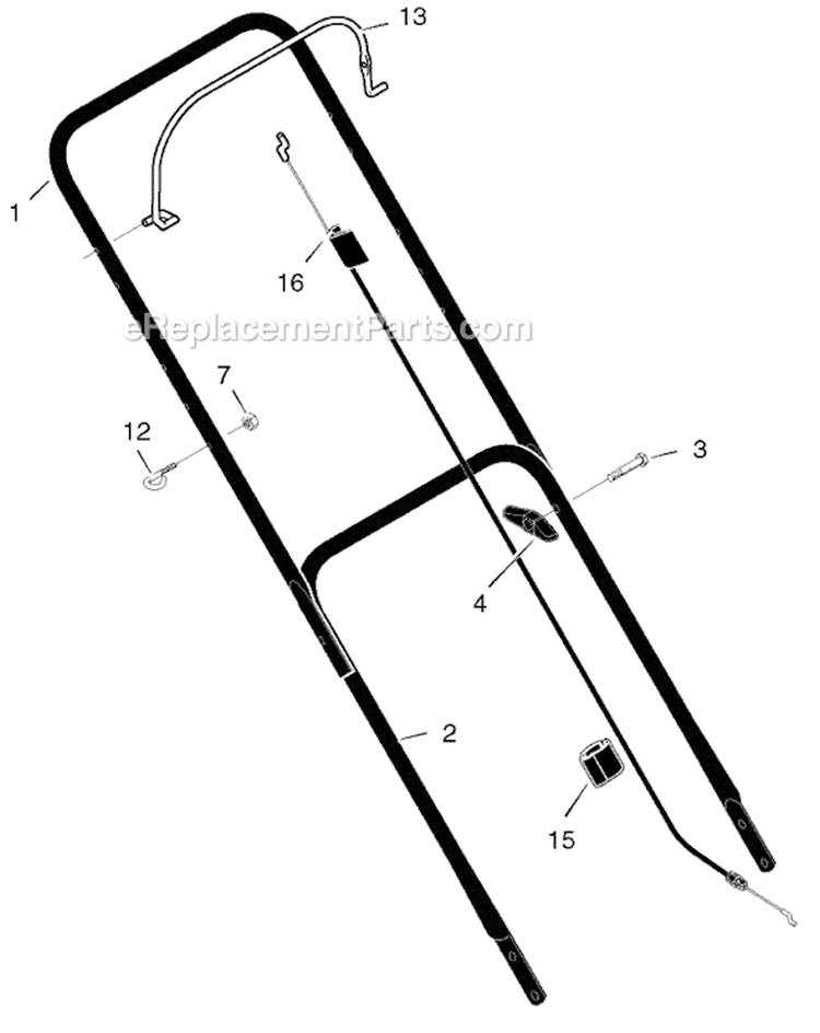 Page B Diagram and Parts List for 204212X92B  Murray Lawn Mower