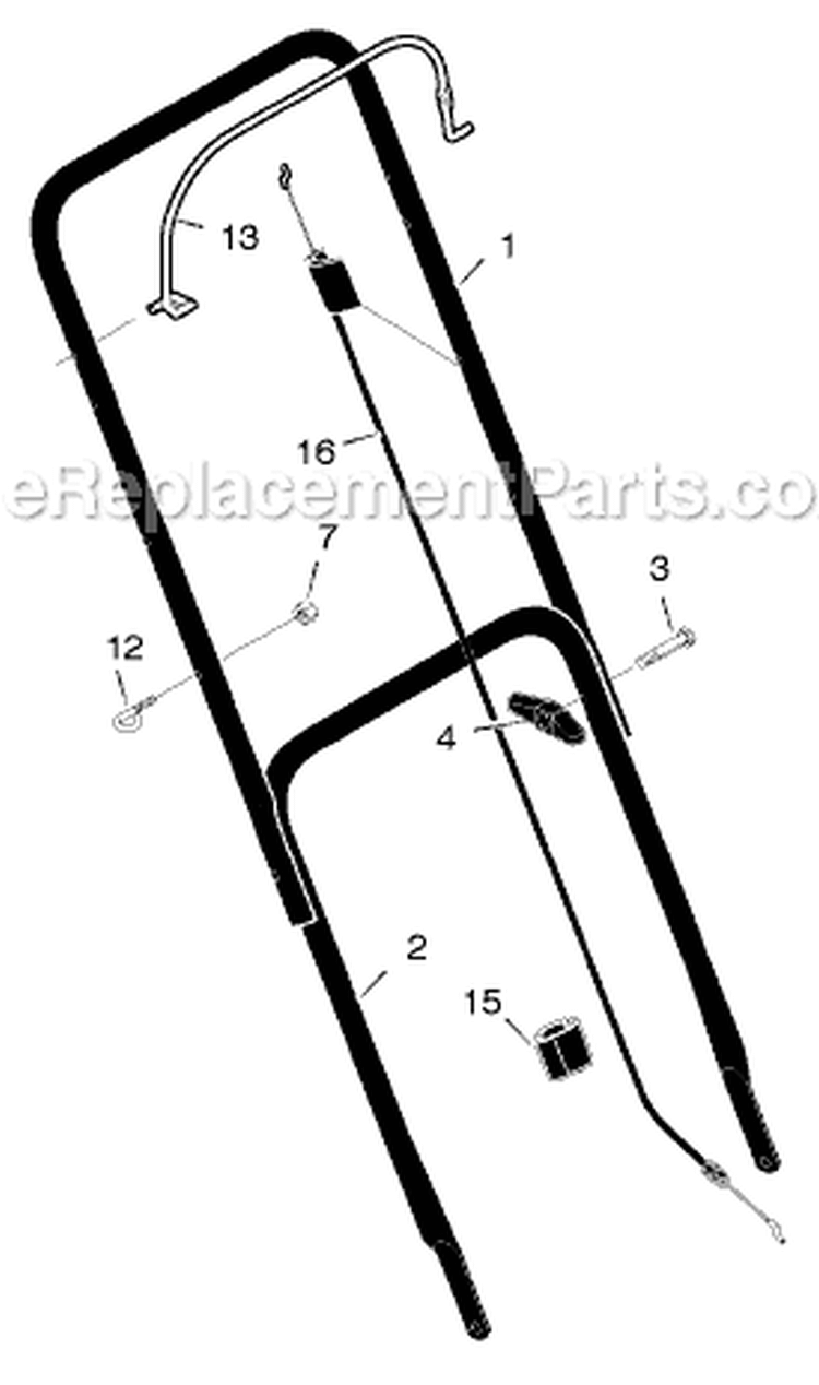 Page A Diagram and Parts List for 221010X99B  Murray Lawn Mower