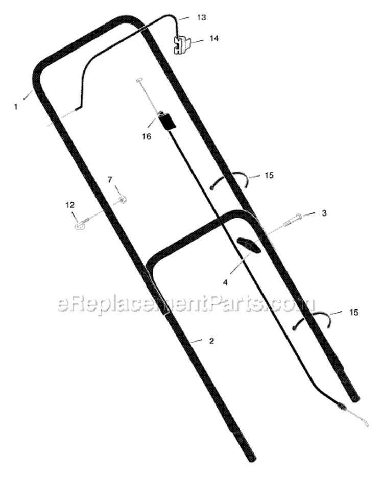 Page A Diagram and Parts List for 22116X92A  Murray Lawn Mower