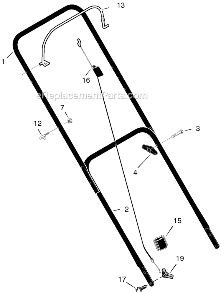 Page C Diagram and Parts List for 22265X8J  Murray Lawn Mower