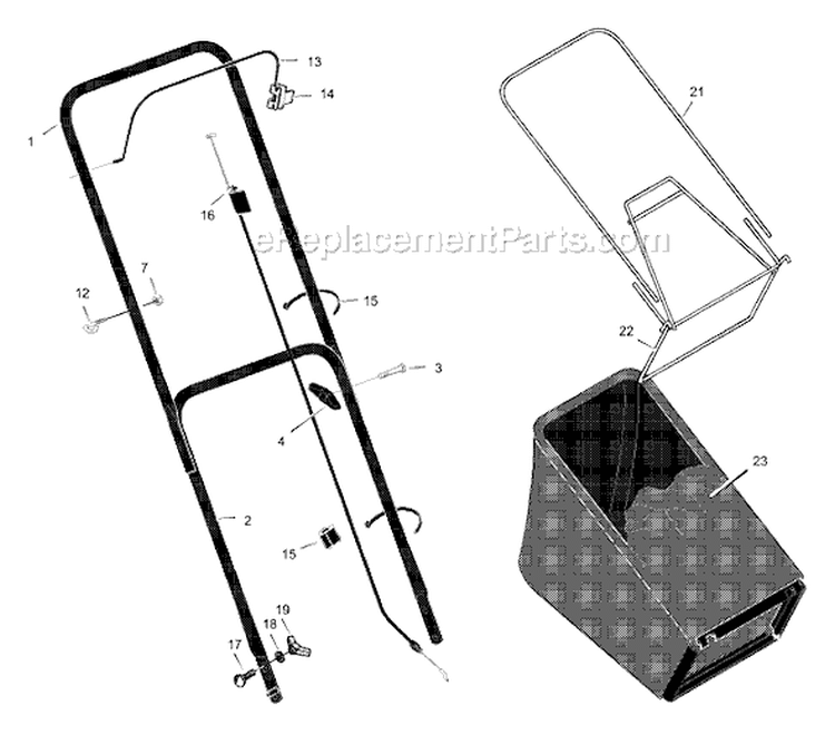 Page A Diagram and Parts List for 22305X31B  Murray Lawn Mower