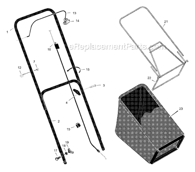 Page A Diagram and Parts List for 223230X683A  Murray Lawn Mower