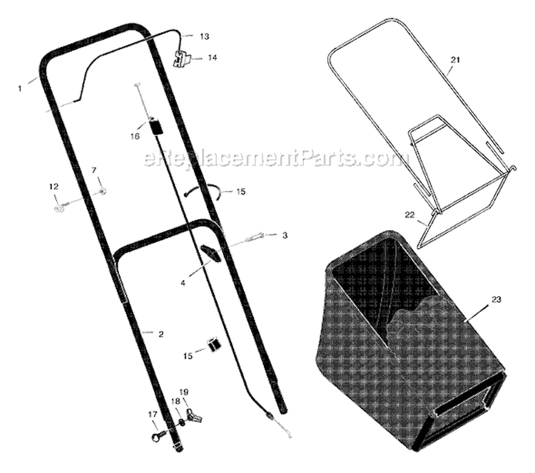 Page A Diagram and Parts List for 223230X692A  Murray Lawn Mower