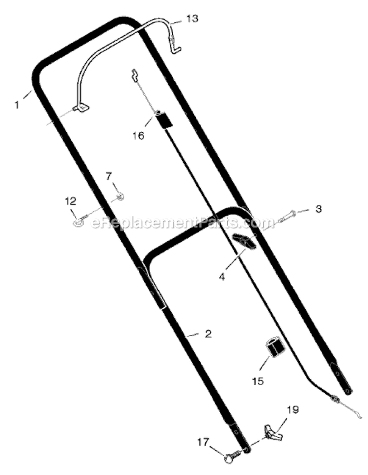 Page B Diagram and Parts List for 223310X199A  Murray Lawn Mower