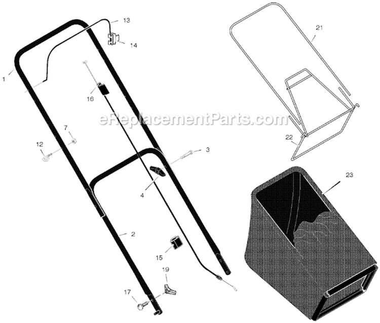 Page A Diagram and Parts List for 223310X48B  Murray Lawn Mower