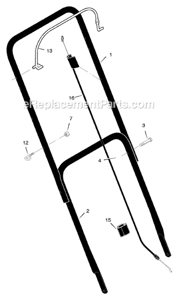 Page A Diagram and Parts List for 224110X194B  Murray Lawn Mower